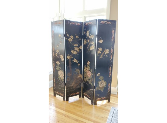 Fabulous! Japanese Style Four Folding Screen / Room Divider
