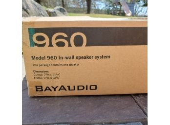 BayAudio Model 960 In-Wall Speaker System