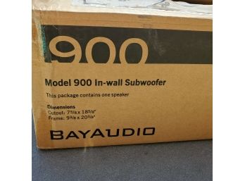 BayAudio Model 900 In-wall Subwoofer
