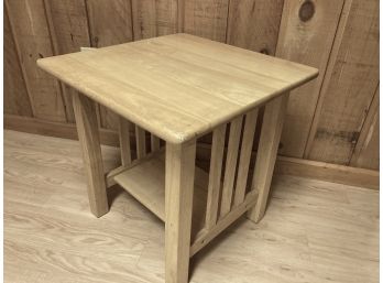 Light Oak Accent Table