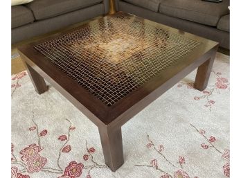 Coffee Table With Mosaic Insert