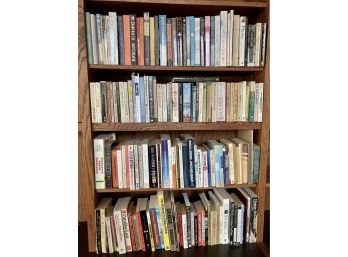 Four Shelves Of  Soft Cover Books - (B)