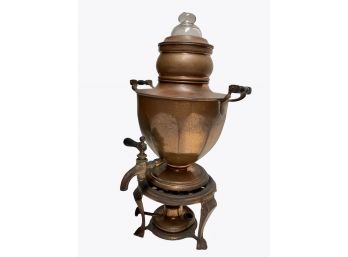 Vintage Copper Coffee Samovar By Manning Bowman