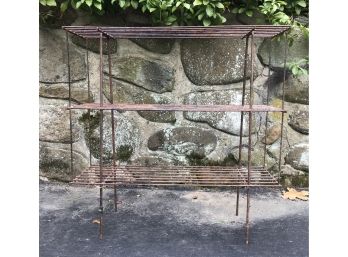 Vintage MCM Wire Plant Shelf
