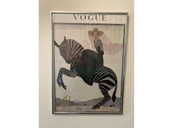 Framed Vintage Vogue Poster A