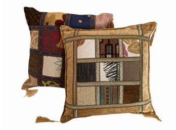 Pair Off Tapestry Quilt Accent Pillows