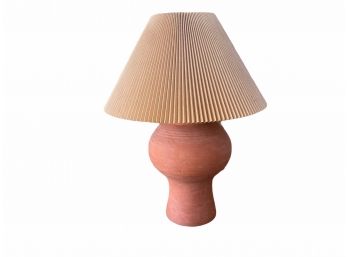 Terra Cotta Pottery Lamp