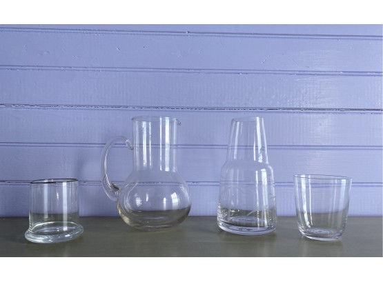 (2) Sets -  Guestroom Overnight Water Carafe & Cup