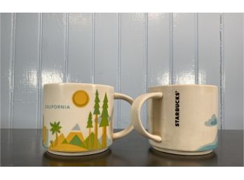 Starbucks - California - You Are Here Collection - Pair Coffee Mugs