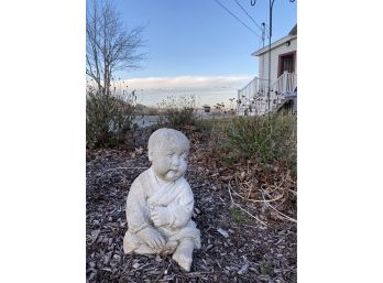 Zen Garden Buddhist Baby - Cast Concrete