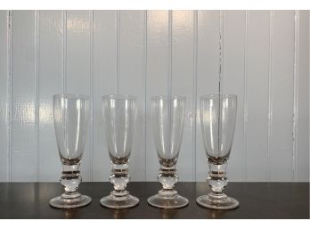 Set Of (4) Pilsner Glasses