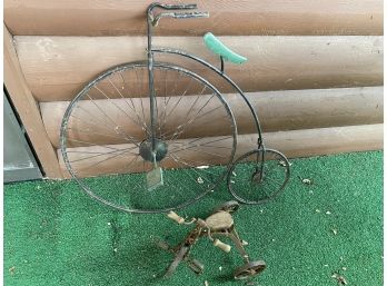 Collection Of Vintage Bicycle Decor
