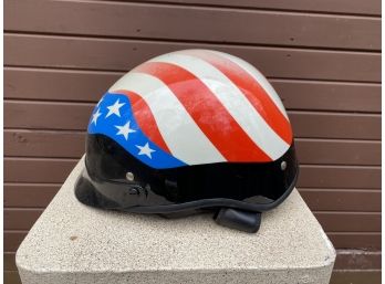 Patriotic Half Helmet Size Large
