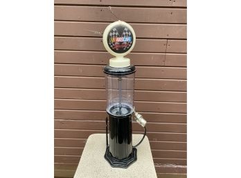 NASCAR Racing Vintage Style Gas Pump Candy Or Nut Dispenser