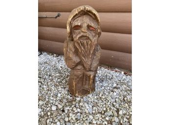 Carved Wood Gnome