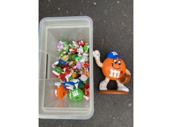 Collection Of  Plastic M&M Characters