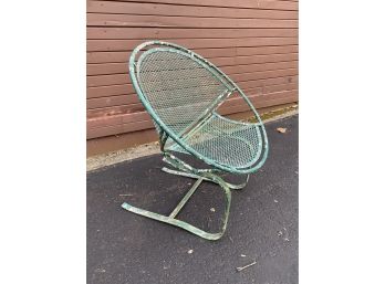 Vintage Salterini Wrought Iron Radar Bouncer Chair
