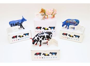Set Of 4 COW PARADE COLLECTABLES