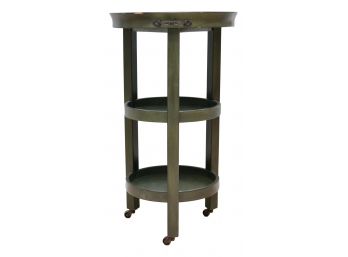 PIER 1 IMPORTS Portable Butler's Tray Table With Casters