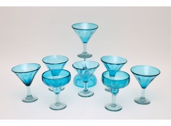 Margarita Glasses Authentic, Handblown, From Mexico