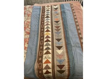 Lovely Antique Colorful Quilt