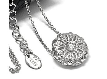 925 Sterling Silver 0.35ct Diamonique Necklace