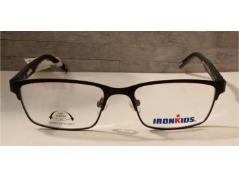 Children's Ironkids Black Eyeglass Frames