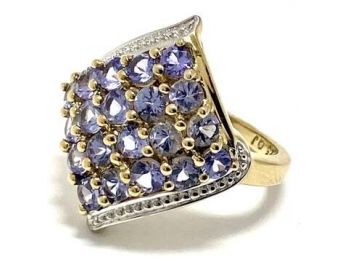 925 Sterling Silver 1.50ct Tanzanite Ring Size 7