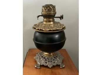 Antique B & H - Bradley & Hubbard Kerosene Lamp