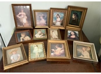 Large Group Of Small Pictures From Colonial Sqare Art Shop Stratford, Ct