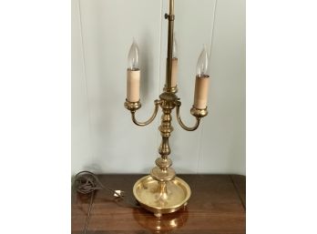 Vintage Brass Candleabra Lamp