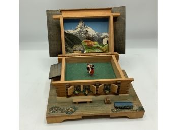 Vintage Swiss Made Chalet Music Box