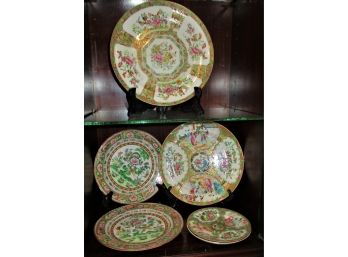 Lot Of 5 Chinese Plates