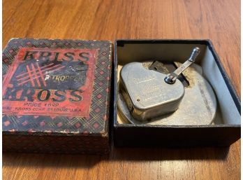 Vintage Kriss Kross Fishing Reel With Original Box