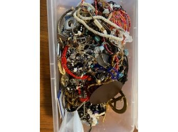 Lot Of Beaded Necklaces And Miscellaneous Costume Jewelry