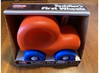 Vintage Collectible Red Little Tikes 1988 Toy 0299 Toddlers First Wheels In Original Box