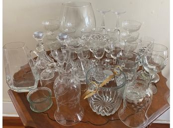 Large Clear Glass Lot