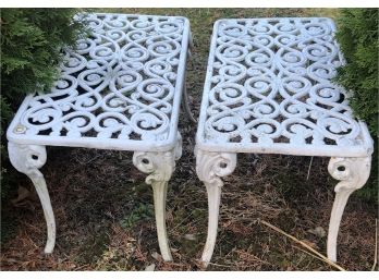 Two Aluminum Benches