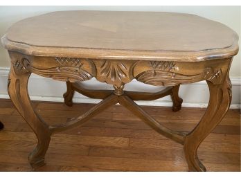 Small Carved Side Table