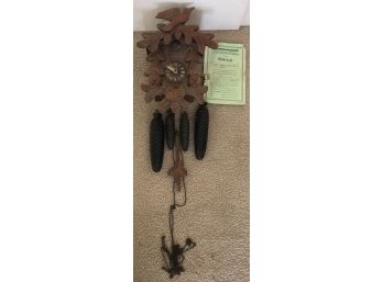 Four Weight Black Forest Cuckoo Clock