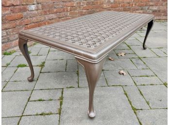 Cast Metal Outdoor Coffee Table