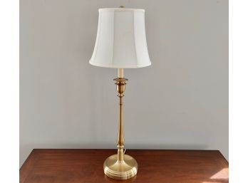 Ralph Lauren Goldtone Candlestick Table Lamp
