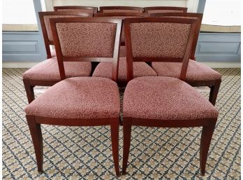 Shelby Williams Upholstered Dining Chairs (8)