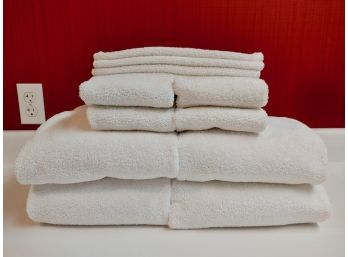 White Spa Towel Set For 4 By Lynova (12 Pieces)
