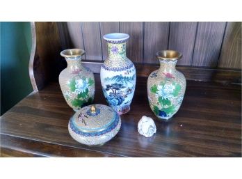 Lot Of 5 Asian Decorative Pieces