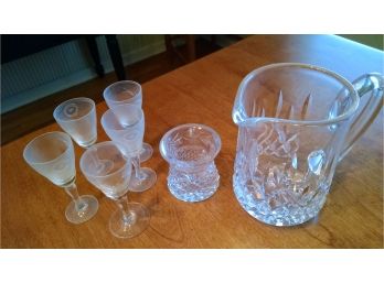 Mikasa - Set Of Cordial Glasses And Pitcher