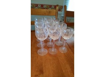Set Of 12 Mikasa Wine Glasses