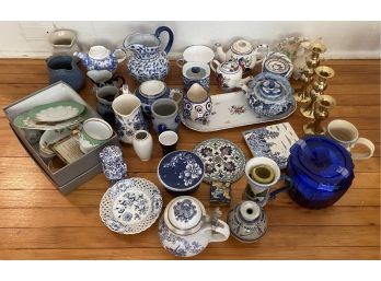 Large Lot Of Miscellaneous Teapots, Pitchers, And More