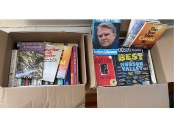 Two Boxes Of Contemporary Hardcovers And Paperbacks