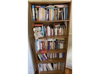 6' Bookcase Loaded With Books